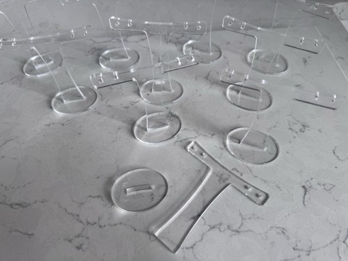Set acrylic earring - acrylic,