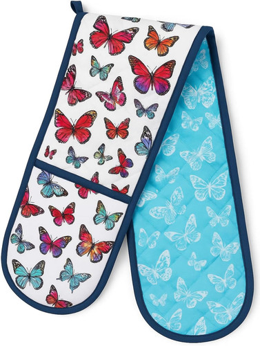 Double oven gloves heat - double,