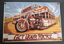 Ande Rooney Route  Porcelain Route 66 Sign.