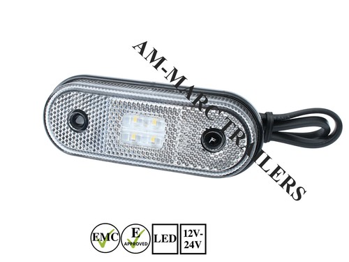 White led front marker - front,