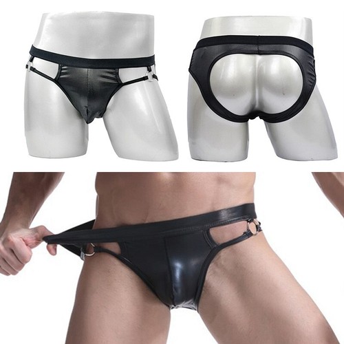 Mens leather thongs - mens, pu