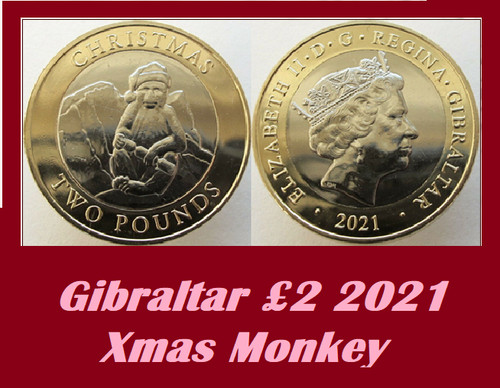 Gibraltar coin pounds 2021 - £2,
