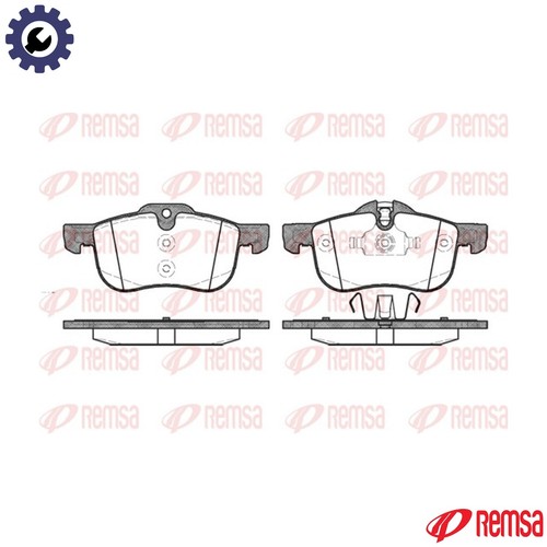 Brake pad set disc - disc,