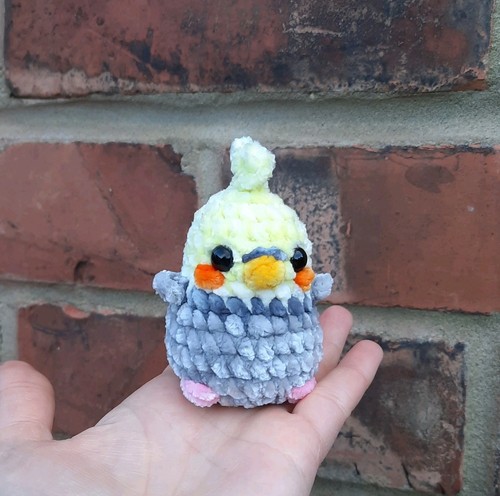 Crochet cockatiel plushie - plushie, |