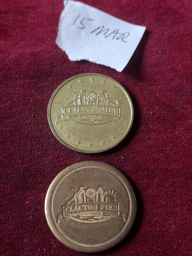 Clacton pier tokens - clacton,