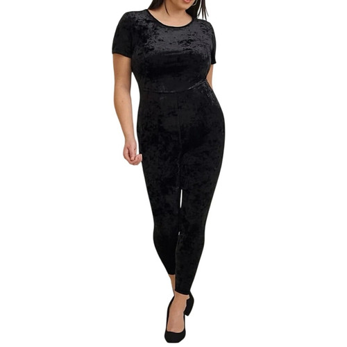 Torrid black crushed velvet - black,