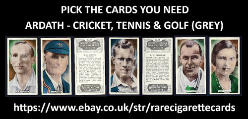 Ardath cricket tennis - cricket,, &