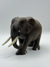 Hand Carved Wooden Elephant