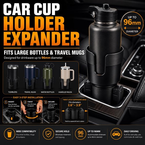 Universal car cup - car,