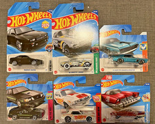 Hot Wheels x6 Job lot. American, Muscle car inc first edition.Ford, Corvette,VGC