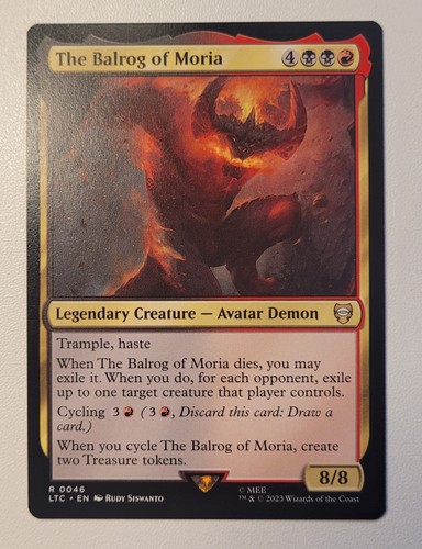 Mtg the balrog moria 0046 - of,