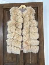 Women’s Genuine Fox Fur Gilet Size XL