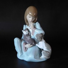 LLADRO FIGURINE CAT NAP 5640 -