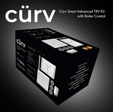 Cürv Smart Heating TRV Radiator Thermostat with RF Boiler Control (Starter Kit)