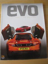 EVO MAGAZINE NOV 2009 MCLAREN NOBLE M600 MERC SLS AMG LOTUS EVORA RADICAL RING