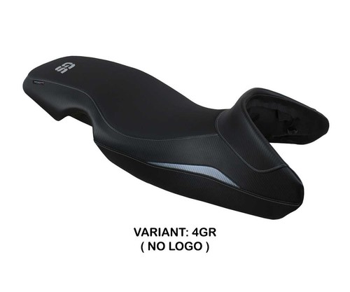 Seat saddle cover - mogan, gray