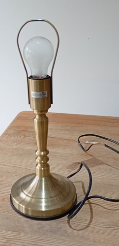 Brass bedside table - lamp, touch