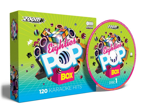 Zoom karaoke 80s pop box - box,