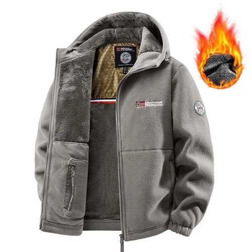 Men fleece jacket outdoor warm - men,