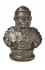 Roman Centurion Soldier Legion Army Bronze Bust 7cm