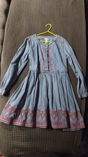 Monsoon Denim Dress Age 11