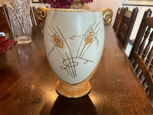 Crown devon vase with - crown,