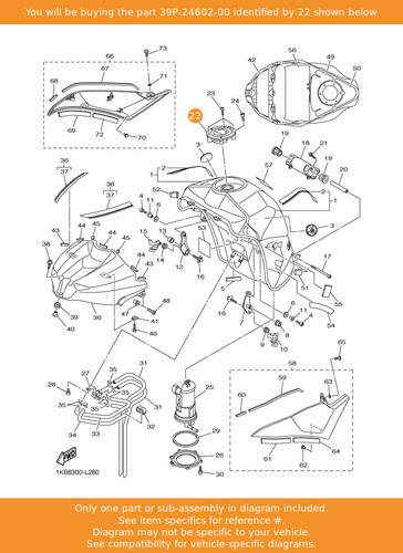 Yamaha cap assy - yamaha,