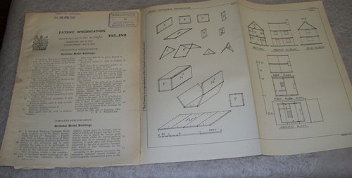 Sectional model buildings - sectional,