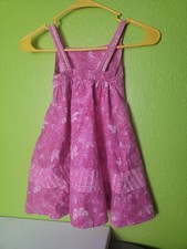 Pink Girls Floral Dress With