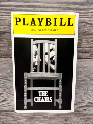 The chairs playbill - the, april