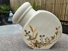 M&S St Michael Harvest Cookie Biscuit Jar Storage Slight Bit Of Damage