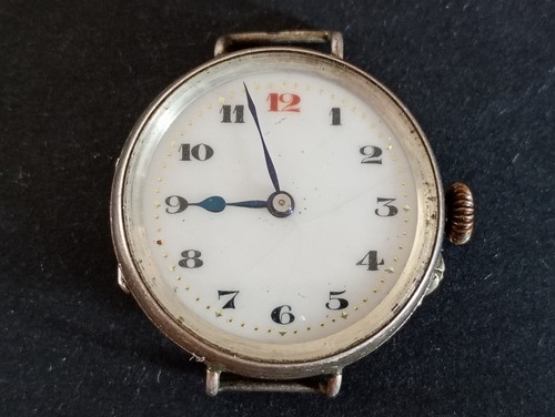 Ww1 silver enamel - &, 'trench
