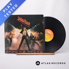 Judas Priest Unleashed In The East Insert LP Album Vinyl Record - VG+/EX
