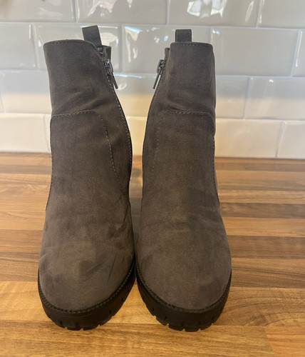 New look wide fit - wide, grey