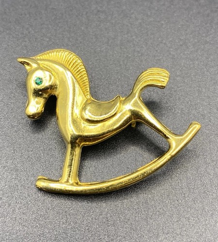 Sphinx rocking horse - horse, brooch