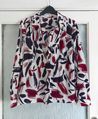Eastex white burgundy purple - white,