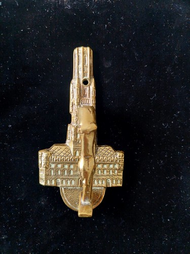 Vintage miniature brass door - vintage,