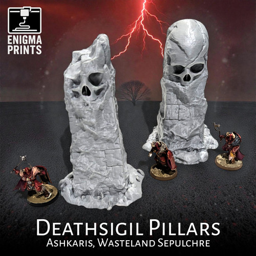 Deathsigil pillars 28mm - deathsigil,