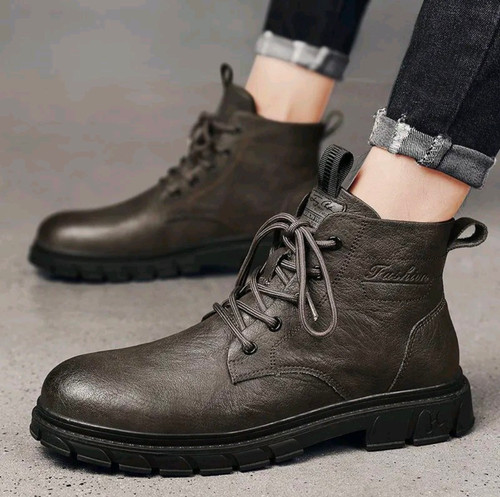 Men leather ankle boots - men’s,