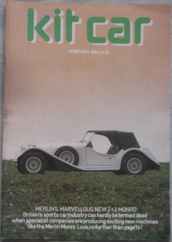 Kit car magazine february - kit, 1984