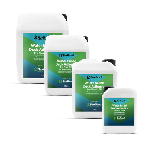 Water based deck adhesive - based, for