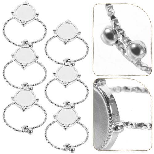 6pcs ring blanks for jewelry - ring,