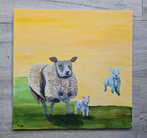 Sheep lambs ewe original - lambs,