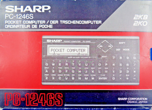 Sharp pocket computer 1246s - sharp,