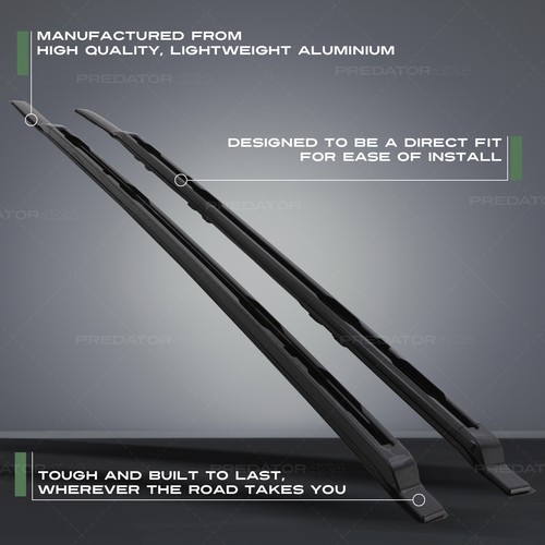 Black cargo luggage roof - roof, rails