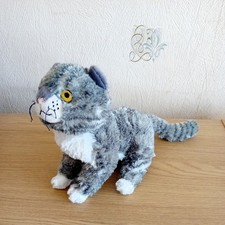 Mog The Cat Aurora Plush Soft Cuddly Toy 9” Long Tabby Cat