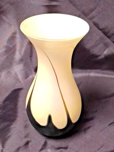 Vintage iridescent vase - vintage,