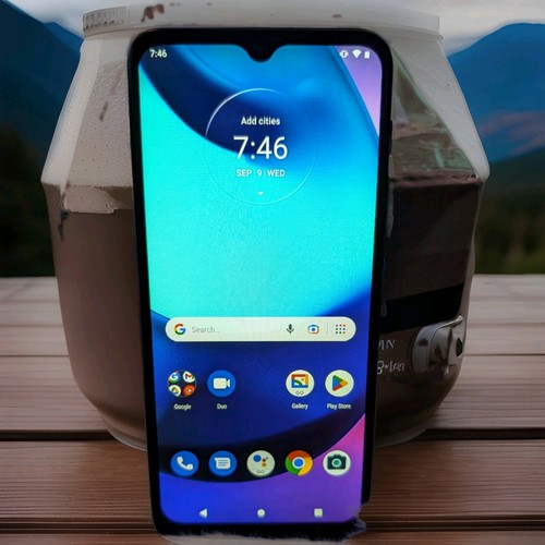 Moto e20 costal blue mobile - blue,