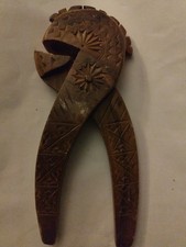Vintage Antique Wooden Nut