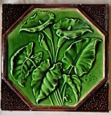 Antique tile art nouveau